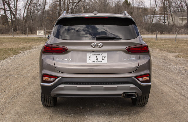 2019 Hyundai Santa Fe Ultimate rear view