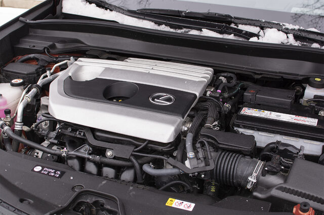 2020 Lexus UX 200 F-Sport 2.0-liter engine bay