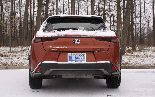2020 Lexus UX 200 F-Sport rear view