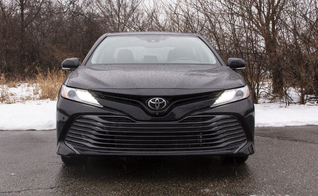 2020 Toyota Camry XLE V6 front view