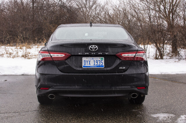 2020 Toyota Camry XLE V6 rear view