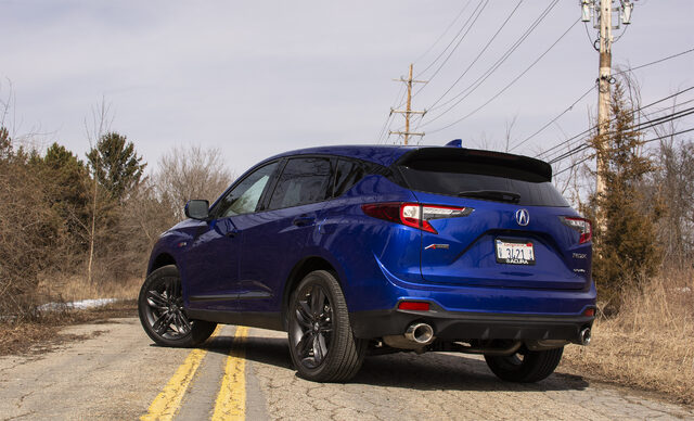 2020 Acura RDX A-Spec Rear Three-Quarter View