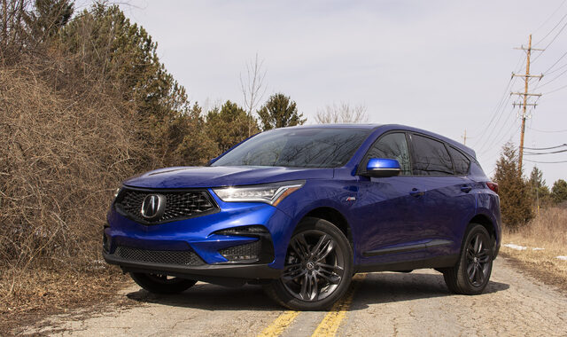 2020 Acura RDX A-Spec Front Three-Quarter View