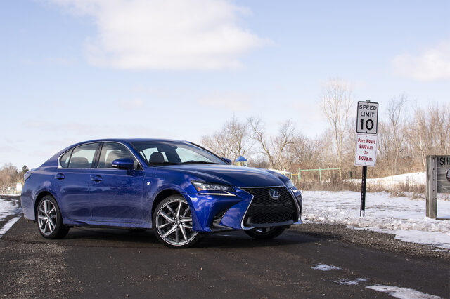 2020 Lexus GS 350 F-Sport Front Three-Quarter View