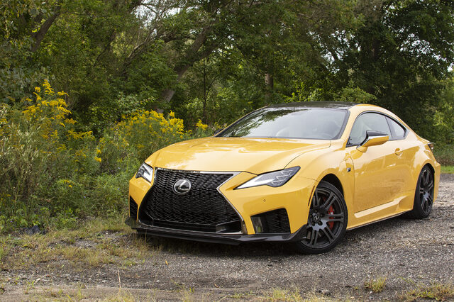 2020 Lexus RC F Front Three-Quarter View