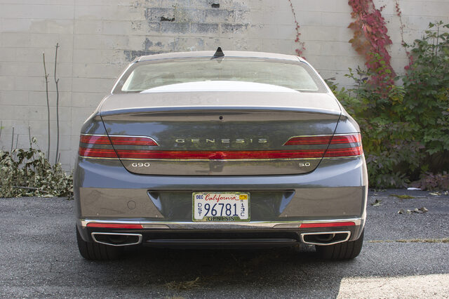 2020 Genesis G90 5.0 Ultimate rear view