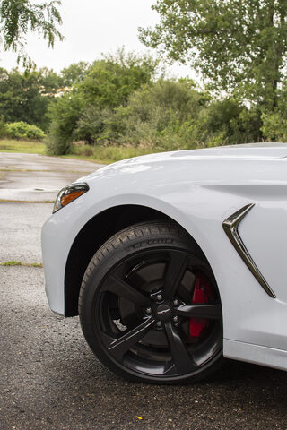 2020 Genesis G70 3.3T Sport Front Wheel and Brake Detail