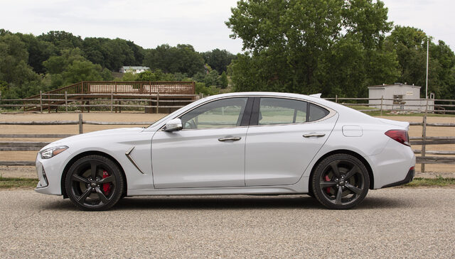 2020 Genesis G70 3.3T Sport Driver Side Profile