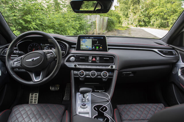 2020 Genesis G70 3.3T Sport Interior and Dashboard