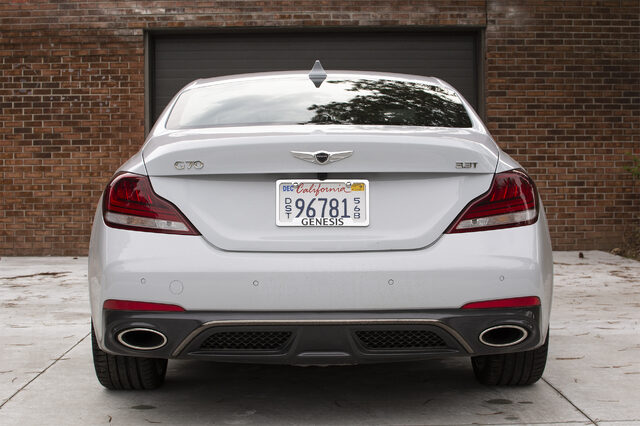 2020 Genesis G70 3.3T Sport Rear View