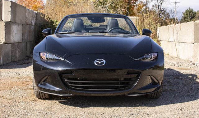 2020 Mazda MX-5 Miata Grand Touring front view top down