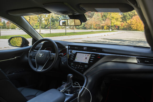 2020 Toyota Camry TRD Interior Dashboard and Infotainment