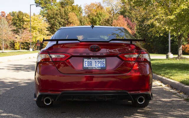 2020 Toyota Camry TRD Rear View Spoiler and Diffuser