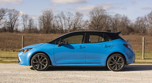 2020 Toyota Corolla Hatchback XSE Driver Side Profile