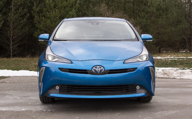 2020 Toyota Prius XLE AWD-e Blue Front View