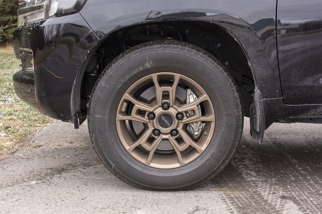 2020 Toyota Land Cruiser Heritage Edition bronze wheel closeup