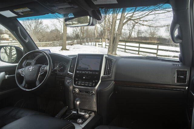2020 Toyota Land Cruiser Heritage Edition interior dashboard infotainment