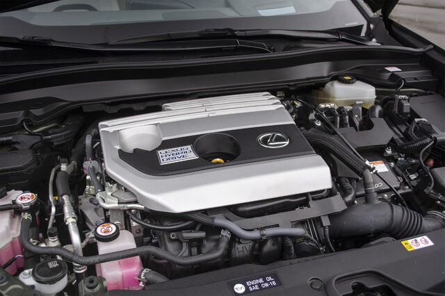 2020 Lexus UX 250h hybrid powertrain engine bay
