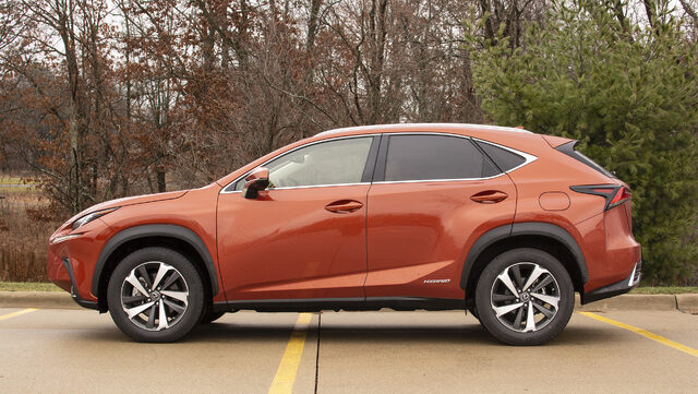 2020 Lexus NX 300h driver side profile