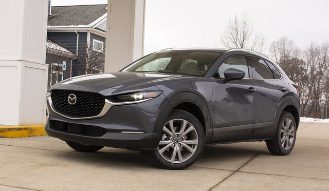 2021 Mazda CX-30 Premium AWD front three-quarter view
