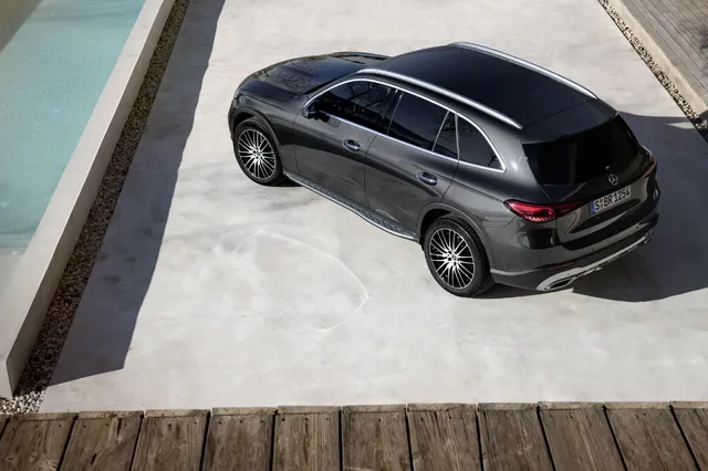 2023 Mercedes-Benz GLC 300 Elevated Rear Three-Quarter View