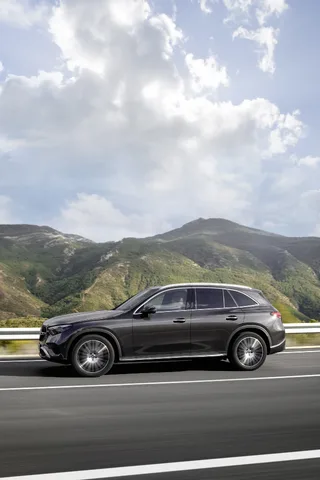2023 Mercedes-Benz GLC 300 Side Profile Driving Action