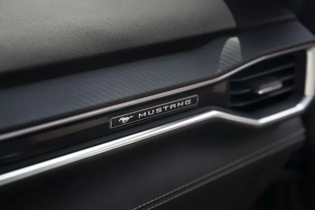 2024 Ford Mustang Dashboard Badge Close-Up