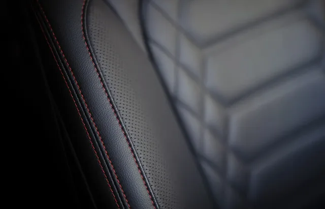 2023 Ford Escape ST-Line Leather Seat Bolster with Red Stitching