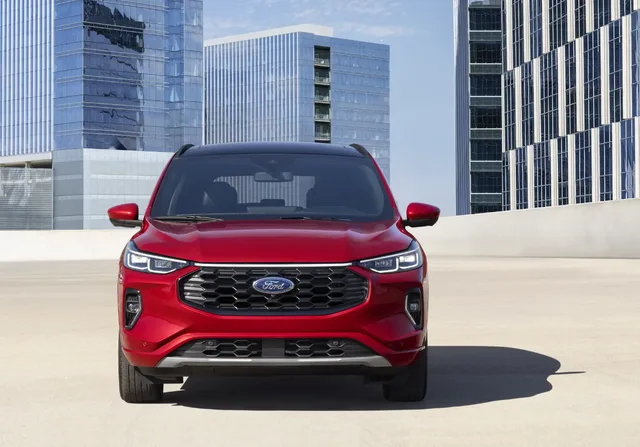 2023 Ford Escape ST-Line Front View in Rapid Red