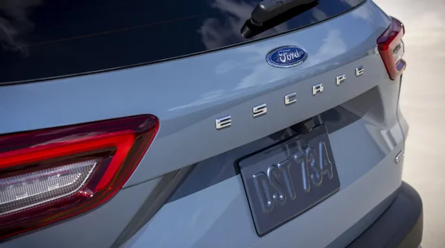 2023 Ford Escape PHEV Rear Liftgate Badge Close-Up