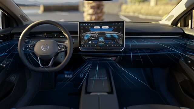 2024 Volkswagen ID.7 Concept interior smart climate visualization