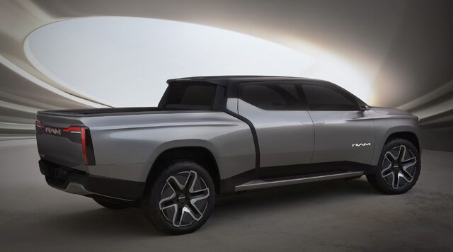 RAM 1500 Revolution Concept Rear Three-Quarter View