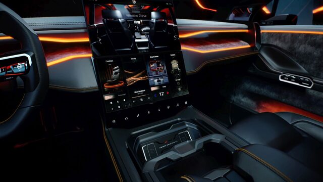 RAM 1500 Revolution Concept Interior Media and Climate Controls
