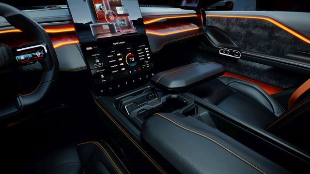 RAM 1500 Revolution Concept Dashboard and Infotainment System