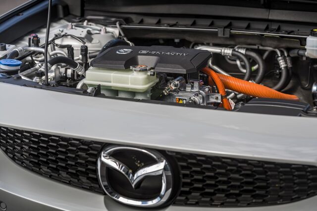 Mazda MX-30 Open Engine Bay Front View