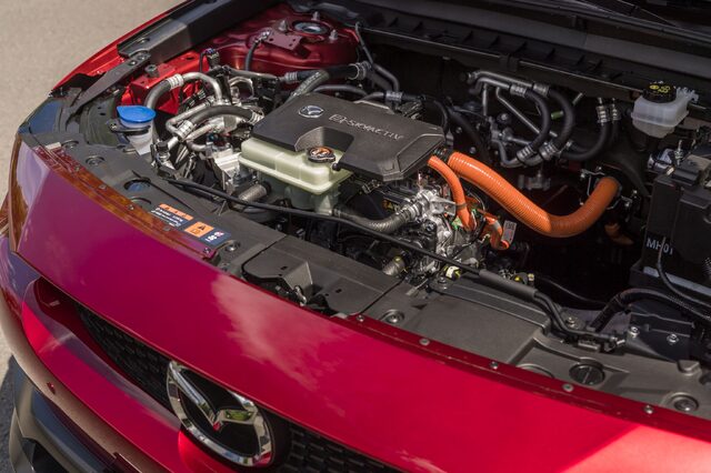 Mazda MX-30 Engine Bay Overview with e-Skyactiv Powertrain