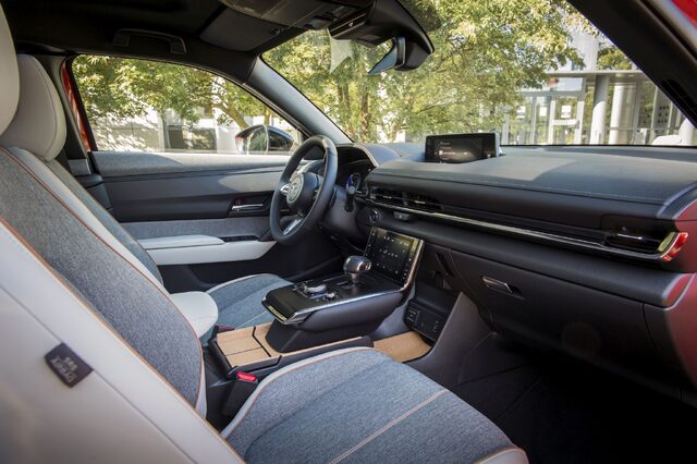 Mazda MX-30 Interior Wide View From Passenger Side