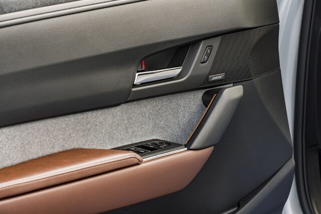 Mazda MX-30 Door Panel With Bose Speaker and Cork Trim