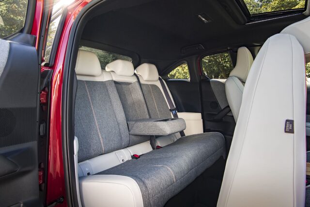Mazda MX-30 Rear Seat View Through Freestyle Door