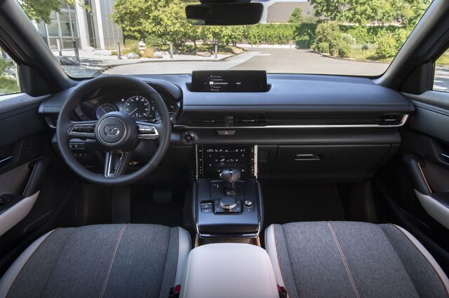 Mazda MX-30 Full Dashboard Wide View