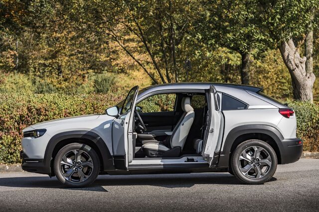 Mazda MX-30 Driver Side Rear Seat Access