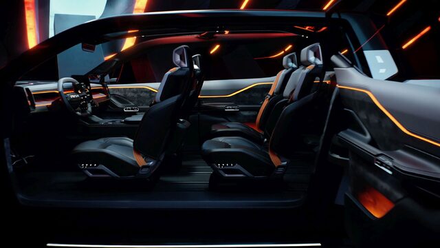 RAM 1500 Revolution Concept Cabin Side Cutaway View