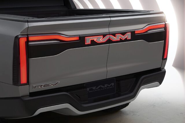 RAM 1500 Revolution Concept Rear Tailgate with LED Light Bar