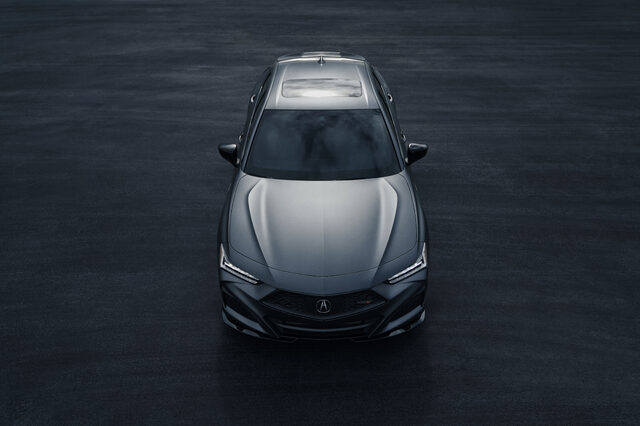 2023 Acura TLX Type S PMC Edition overhead front view