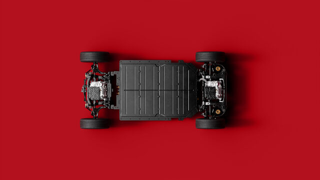 Polestar 4 Dual-Motor EV Platform Underbody View