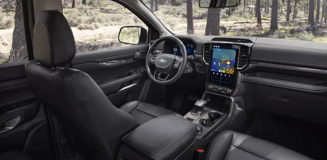 2024 Ford Ranger Lariat Interior from Driver Door