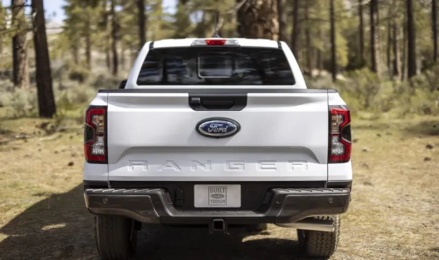 2024 Ford Ranger Tailgate with RANGER Lettering
