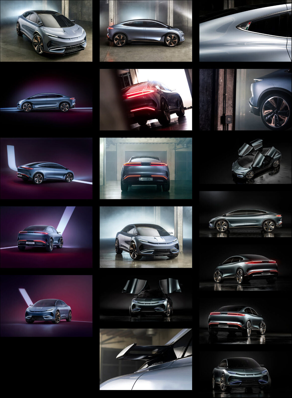 AEHRA Electric Sedan and SUV