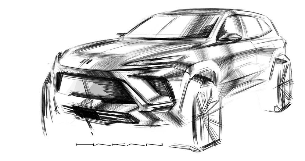 2025 Buick Enclave concept sketch - front