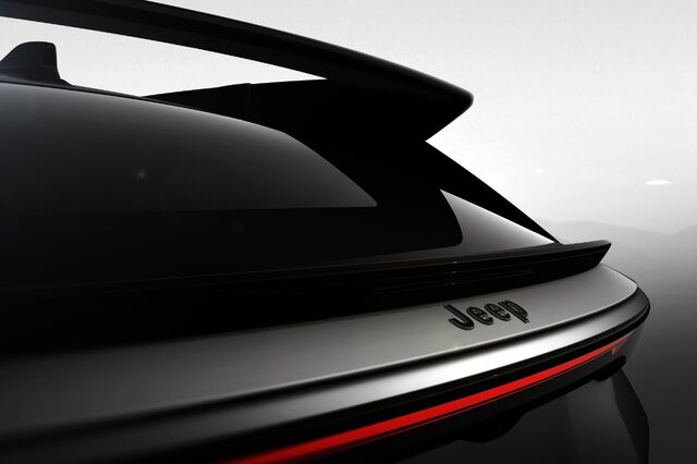 2025 Jeep Wagneer S rear spoiler